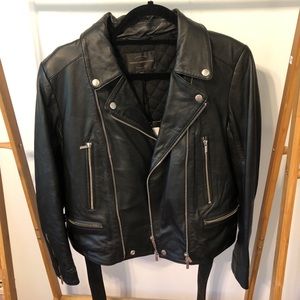 French Connection genuine leather jacket